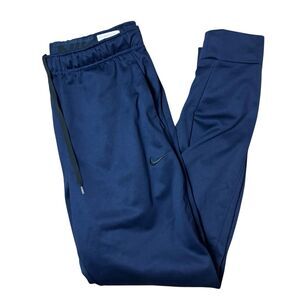 Nike Activewear Sweatpants L Tall Blue Therma Fit Tapered Gym DQ5405-451